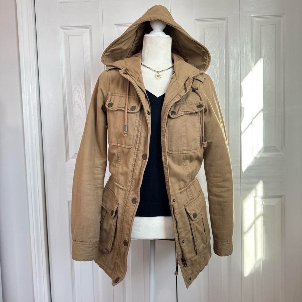 Camel / Tan Utility Jacket - Aeropostale
